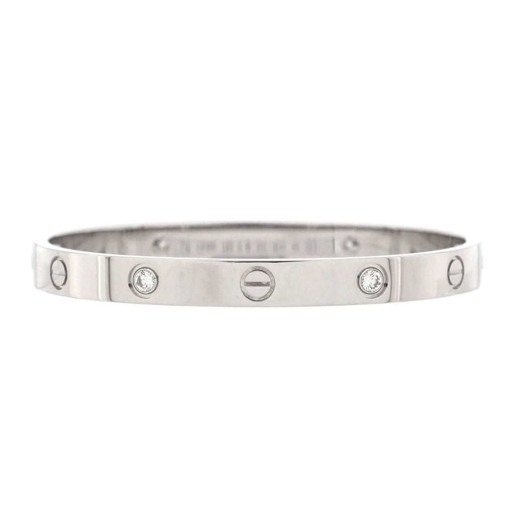 Love 4 Diamond Bracelet 18K White Gold and Diamonds