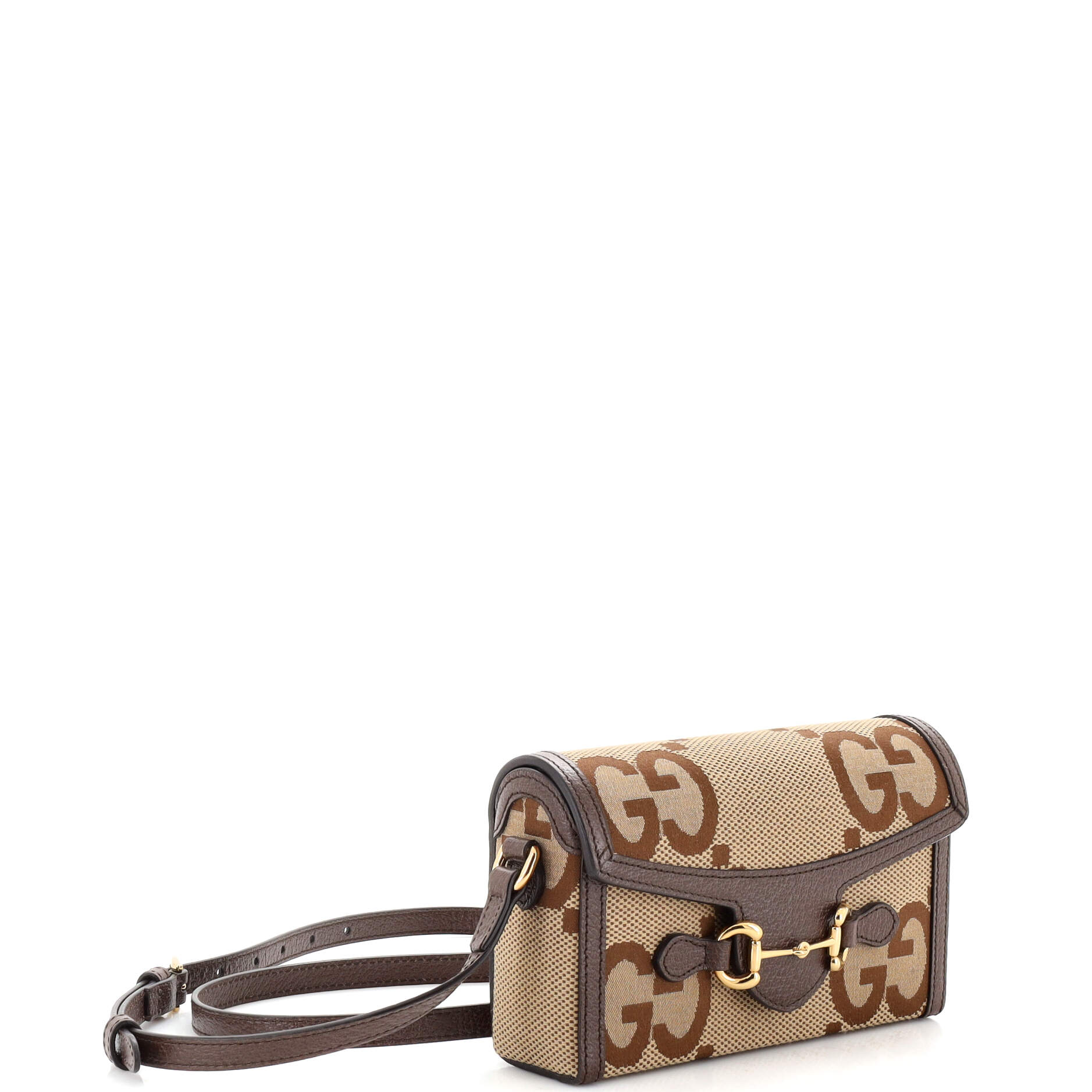 Horsebit 1955 Flap Crossbody Bag Jumbo GG Canvas Mini