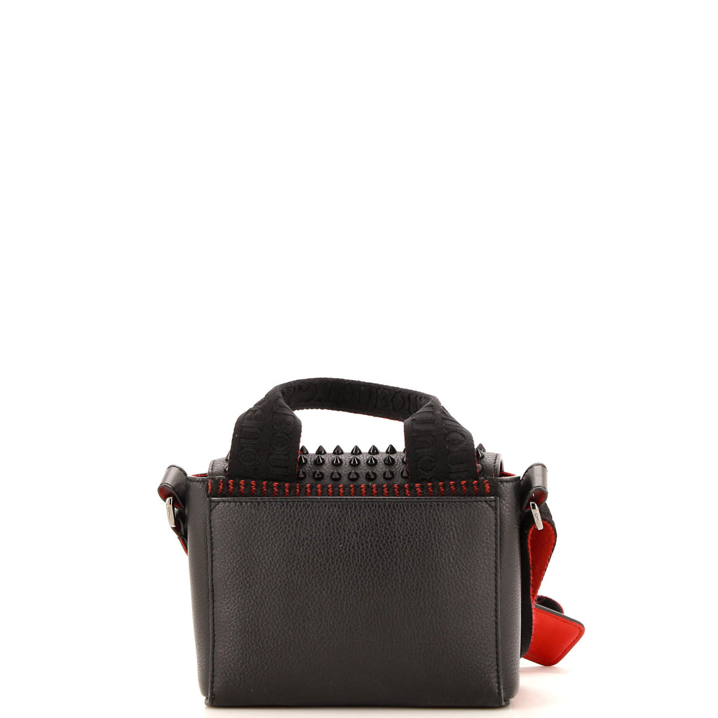 Loubiclic Messenger Bag Spiked Leather Mini