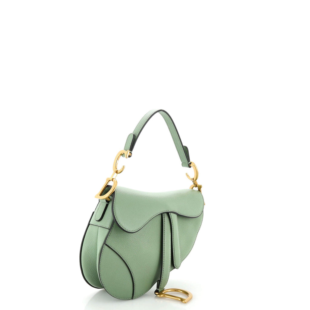 Saddle Handbag Leather Mini
