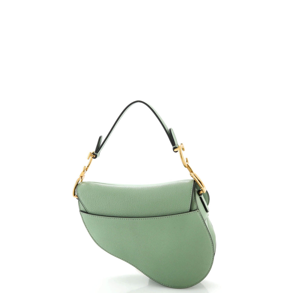Saddle Handbag Leather Mini