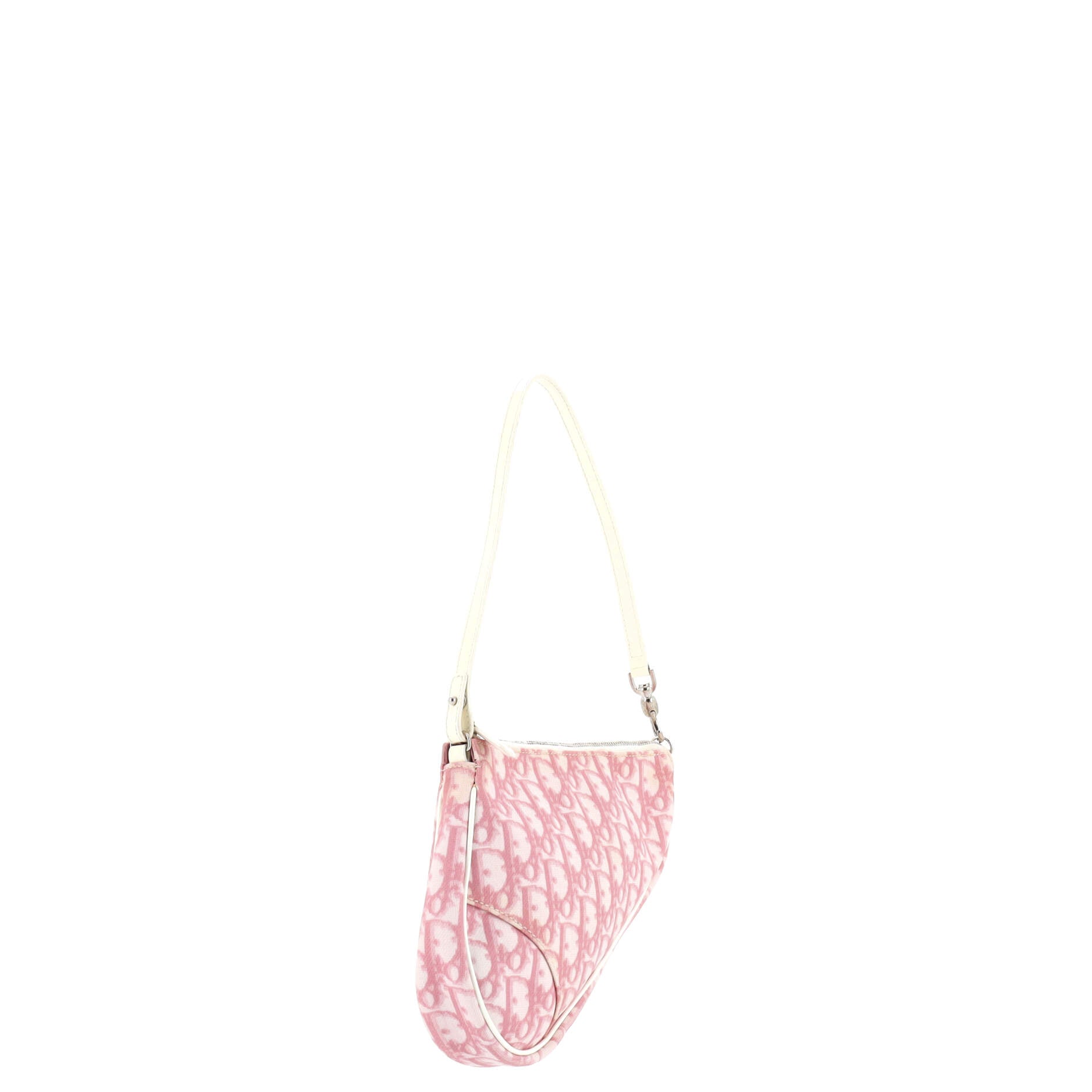 Vintage Saddle Bag Diorissimo Canvas Mini