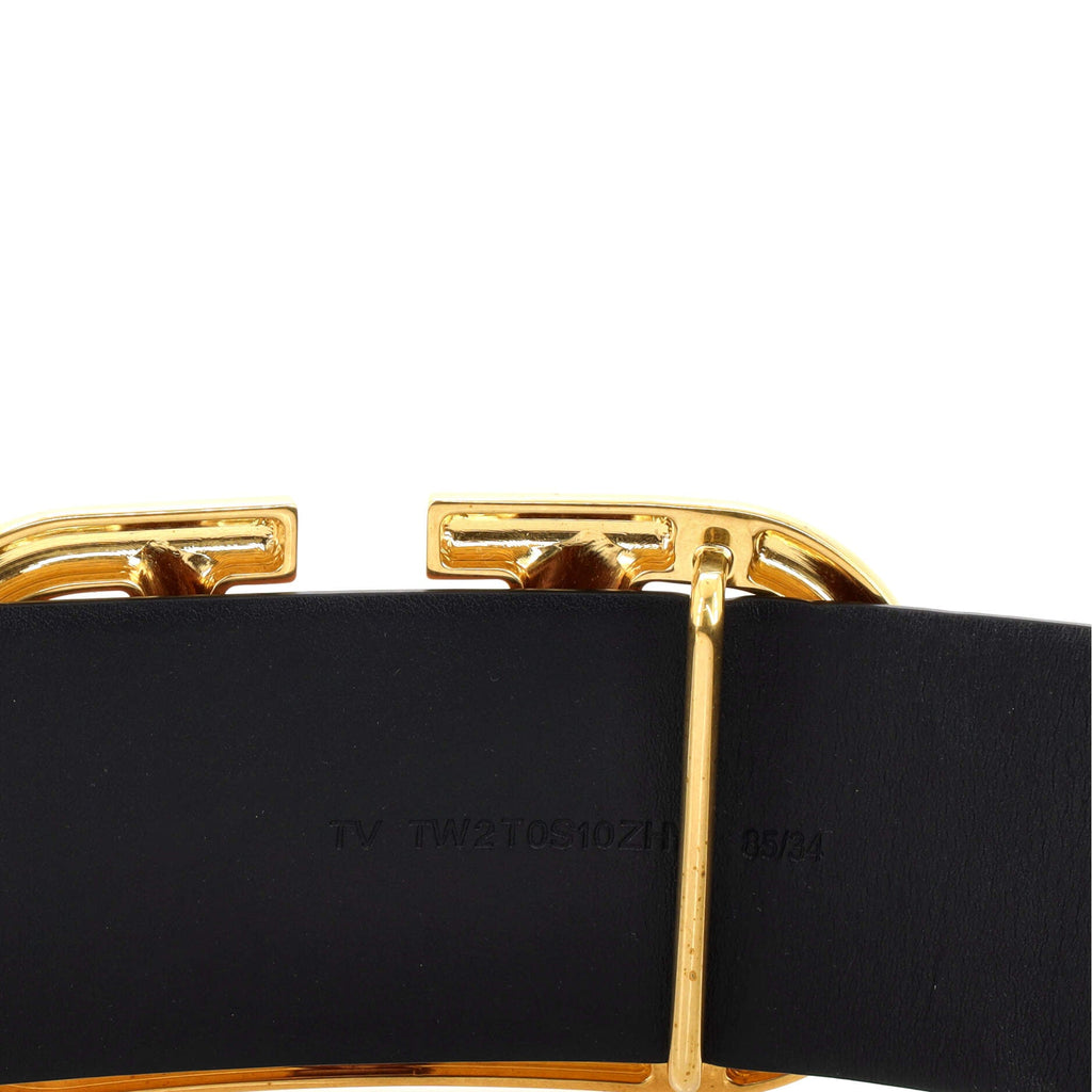 VLogo Belt Leather Extra Wide 115