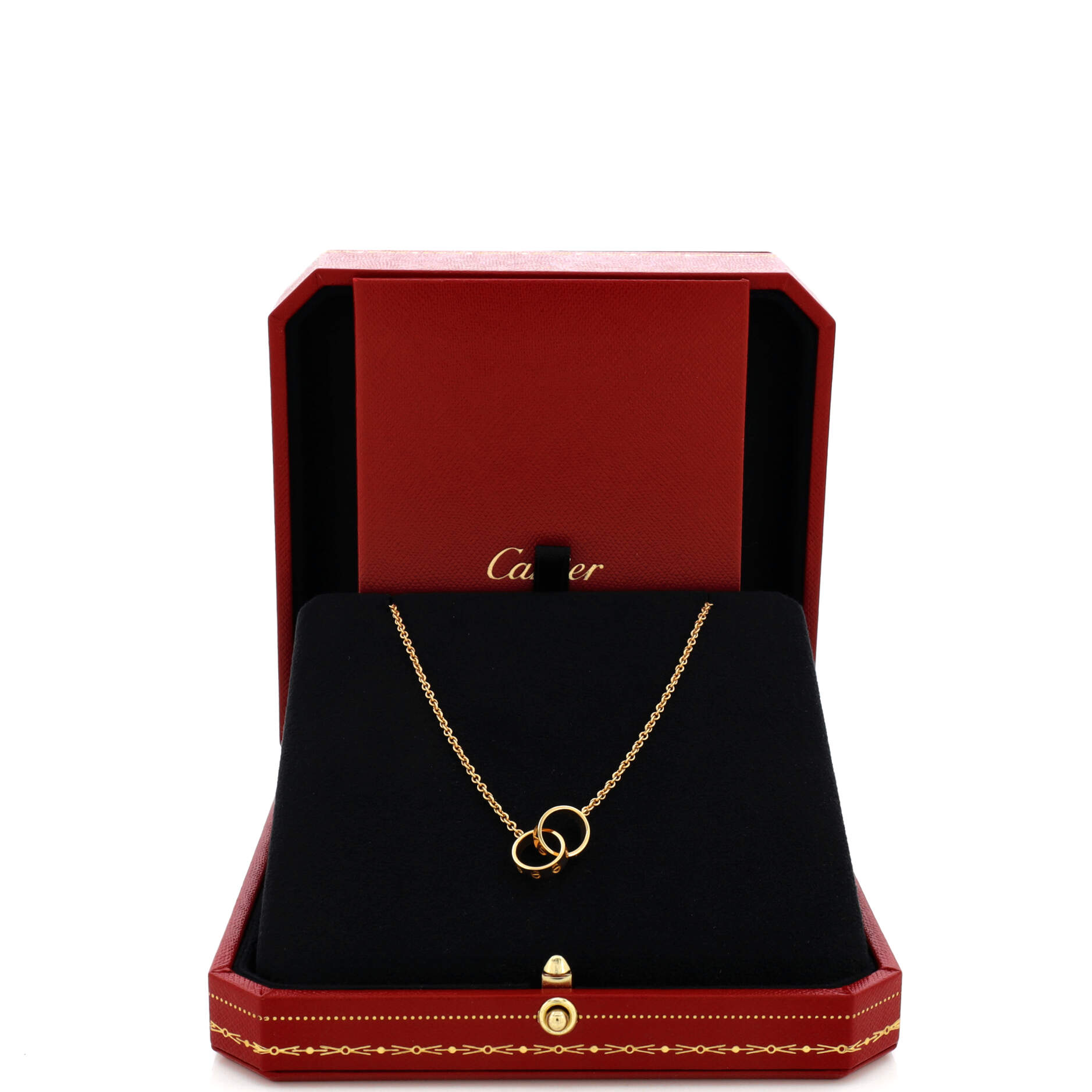 Love Interlocking Necklace 18K Yellow Gold
