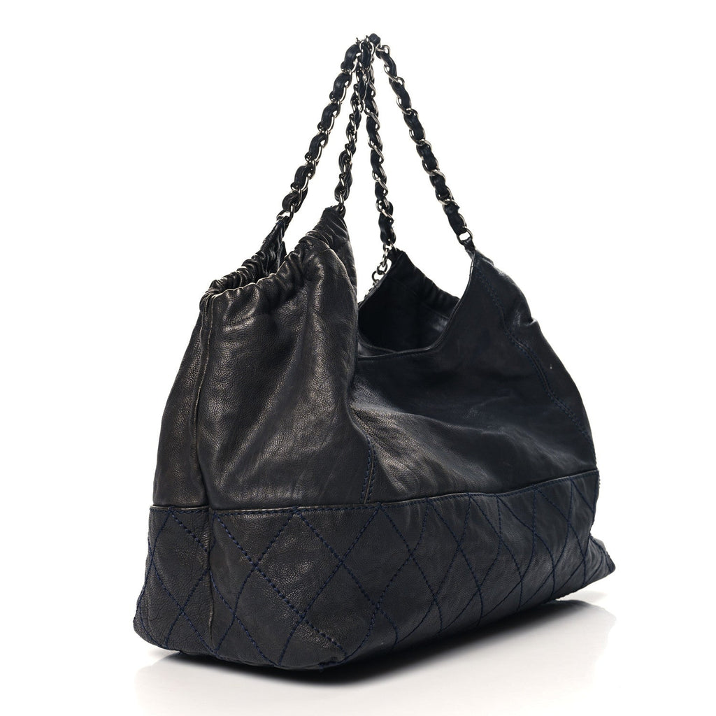 Calfskin Baby Coco Cabas Blue