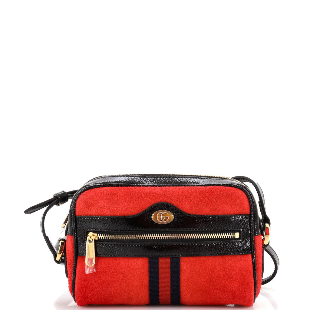 Ophidia Shoulder Bag Suede Mini