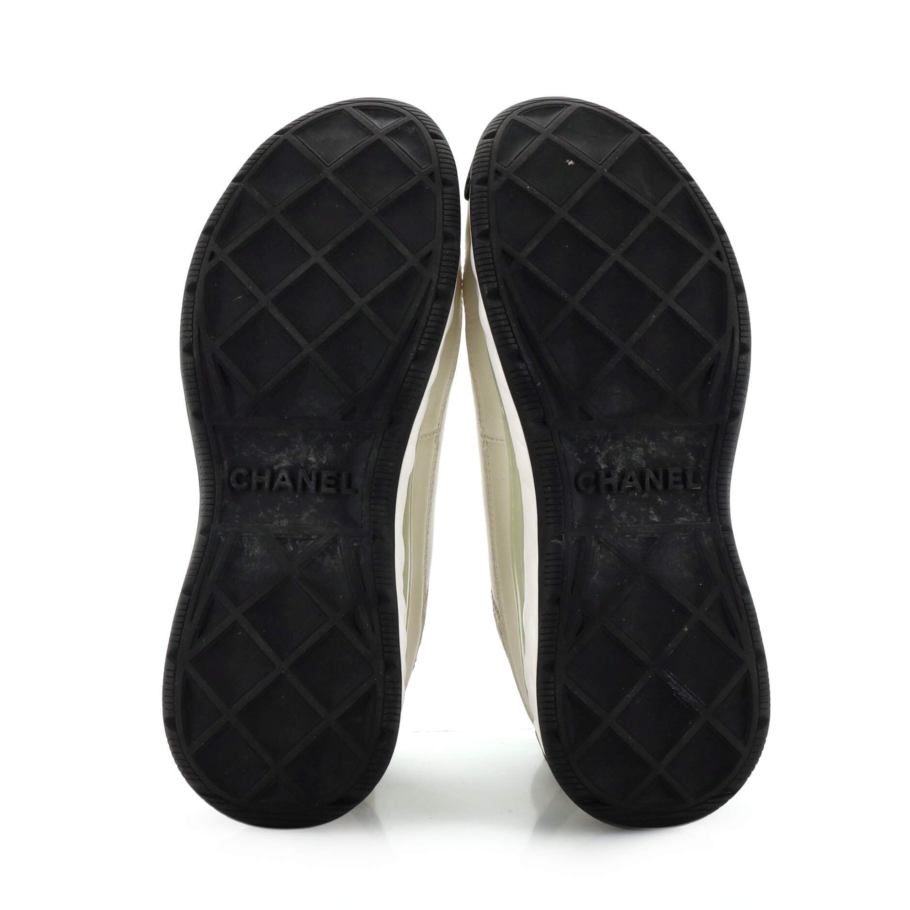 Women's CC Cap Toe Logo Sneakers Mixed Fibers
