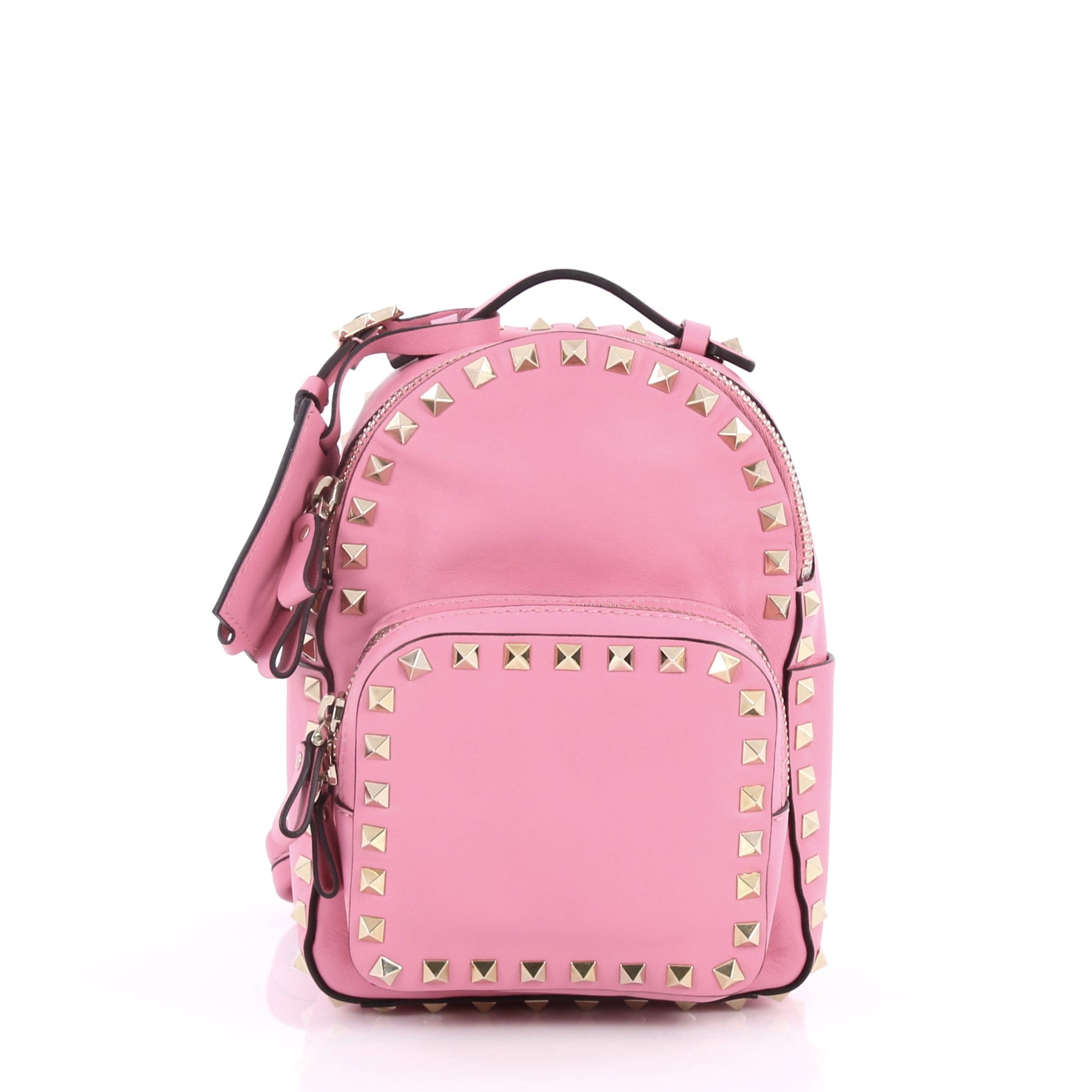 Rockstud Backpack Leather Mini