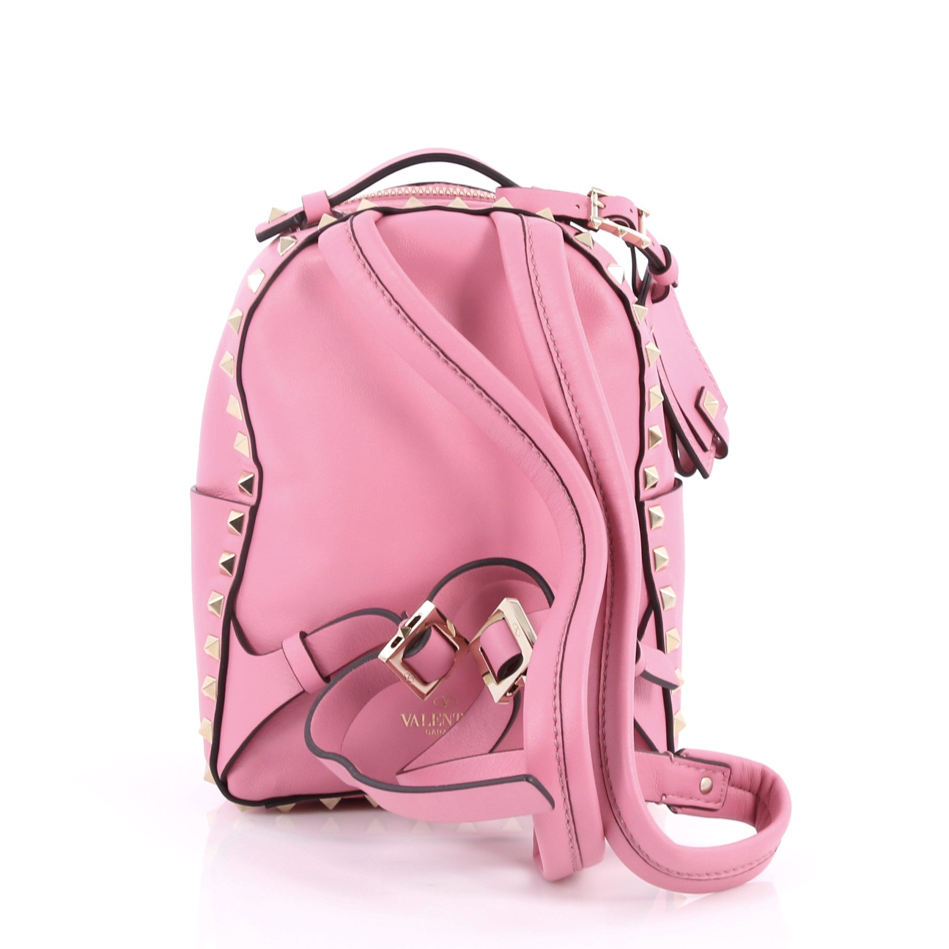 Rockstud Backpack Leather Mini