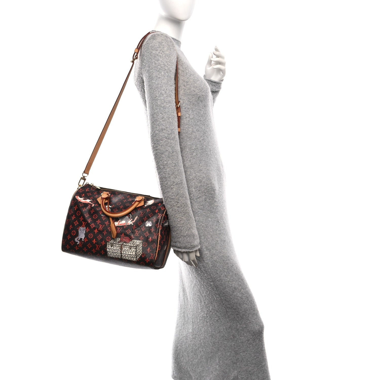 Catogram Speedy Bandouliere 30 Marron