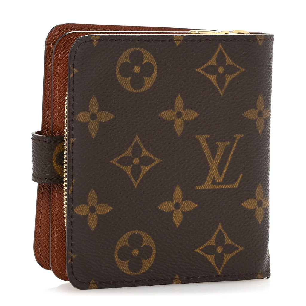 Monogram Compact Zippe Zipped Wallet