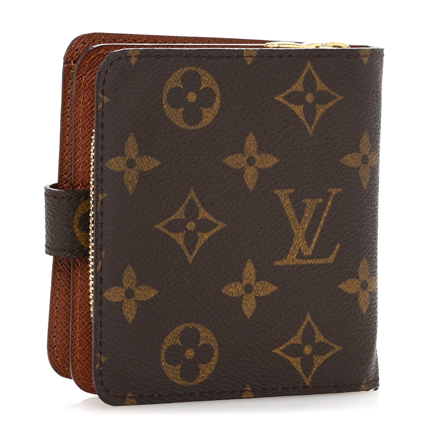 Monogram Compact Zippe Zipped Wallet