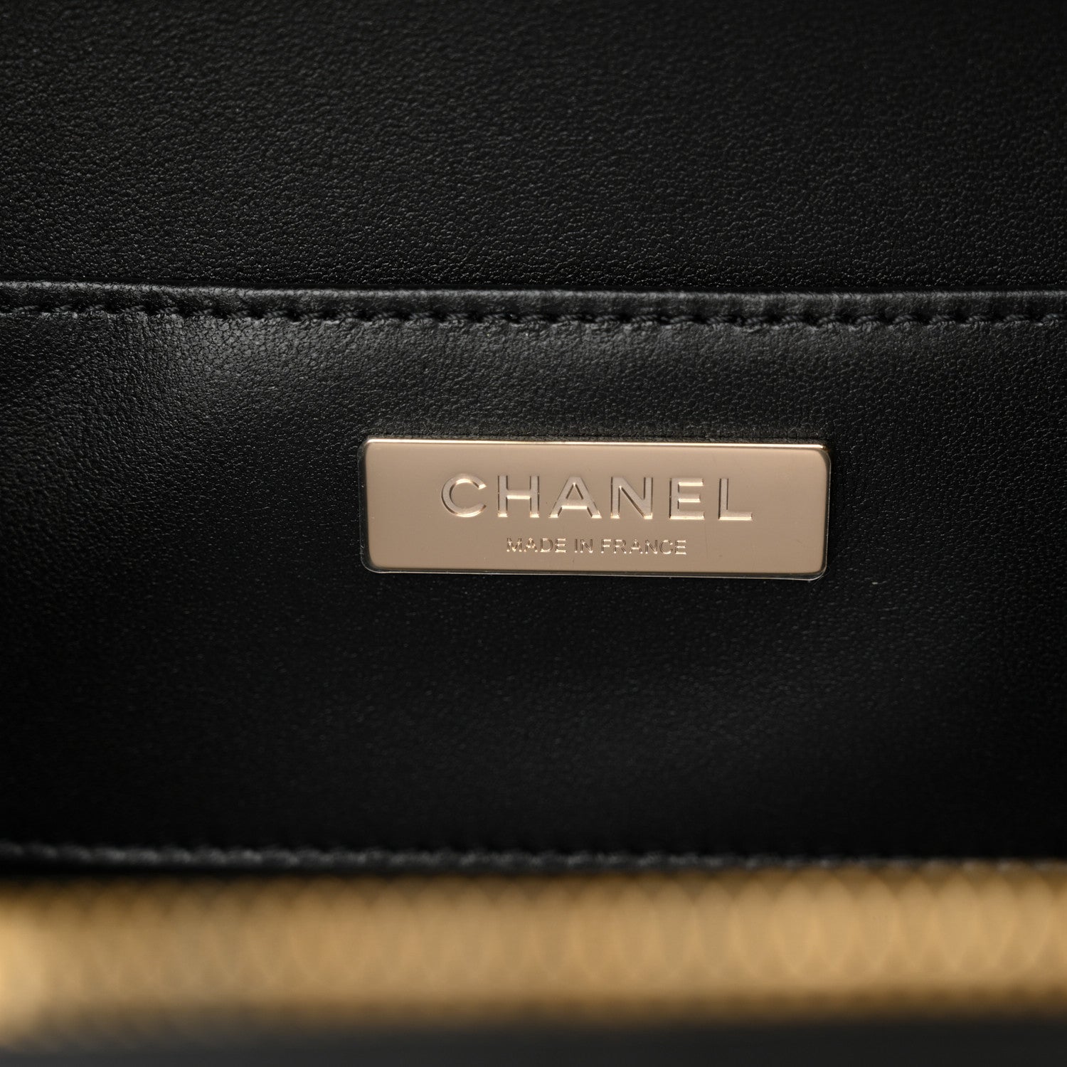 Lambskin Quilted Coco  Bag Black
