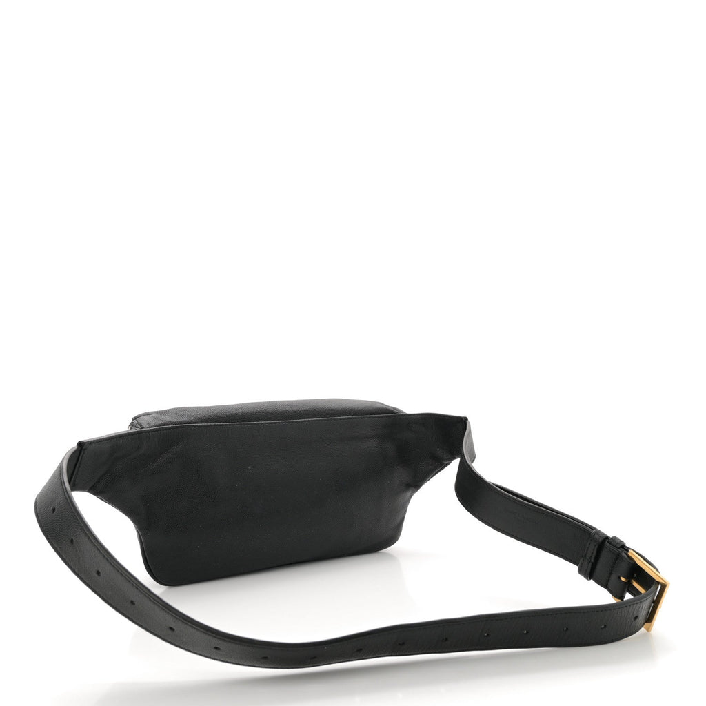 Grain De Poudre Monogram Belt Bag Black