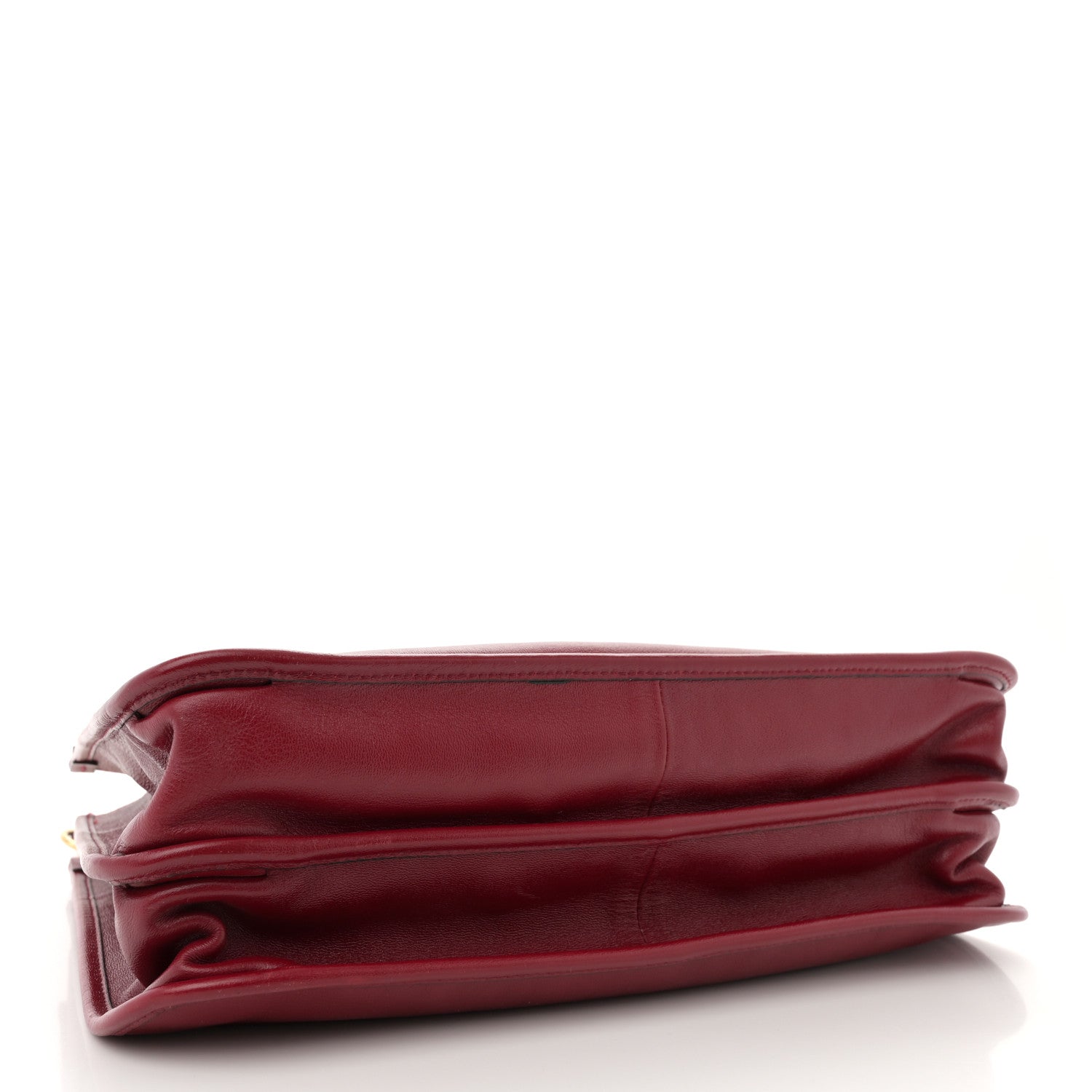 New Sakai Calfskin Lux Medium Horsebit 1955 Tote Bag New Cherry Red