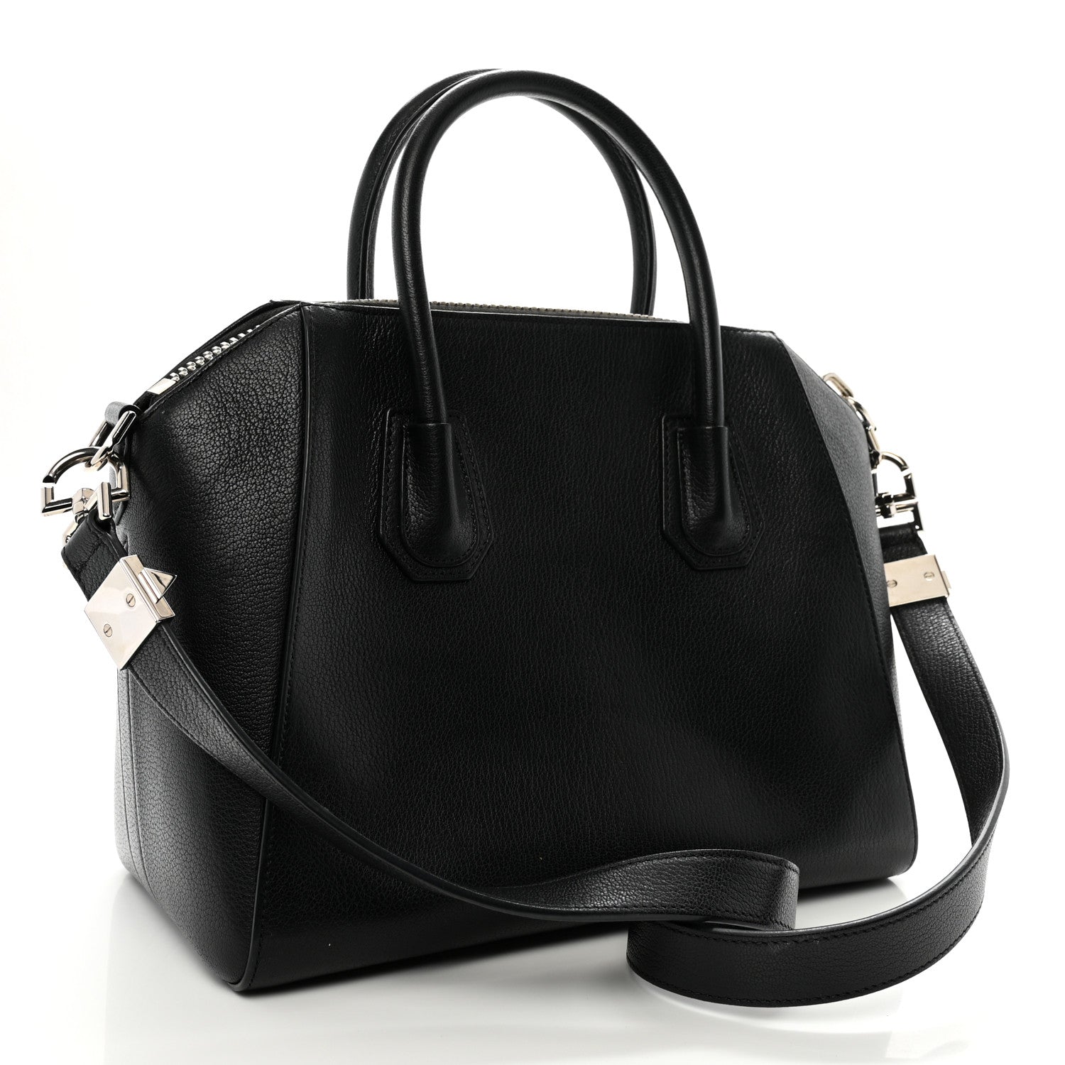 Sugar Goatskin Small Antigona Black