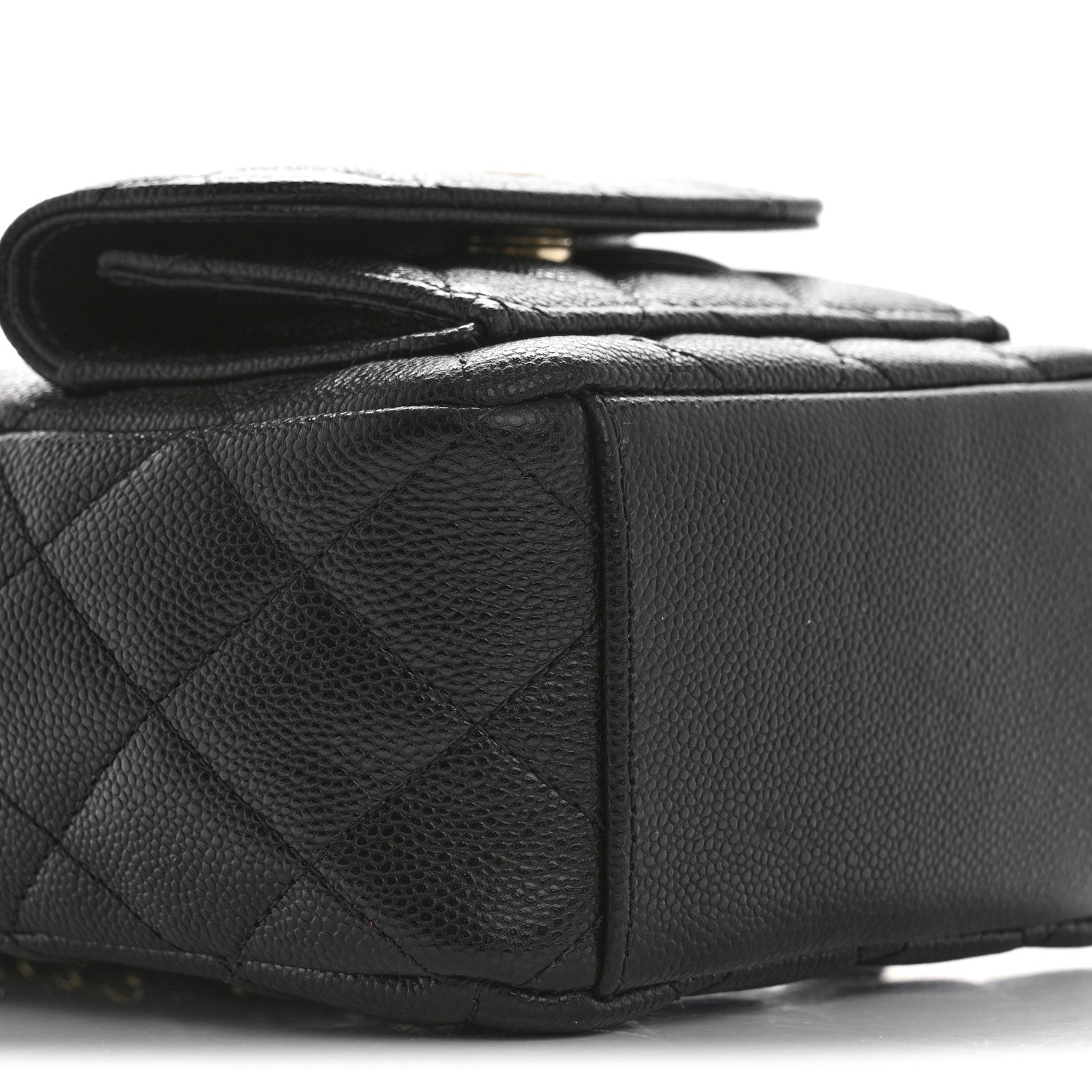Caviar Quilted CC Mini Classic Backpack Black