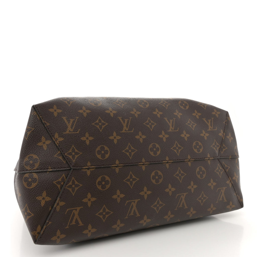 Monogram Flower Hobo Black