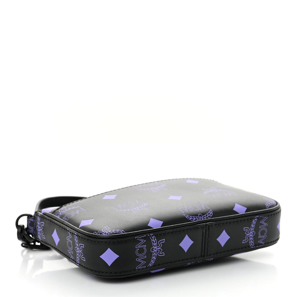 Calfskin Color Splash Pouch on Chain Dahlia Purple