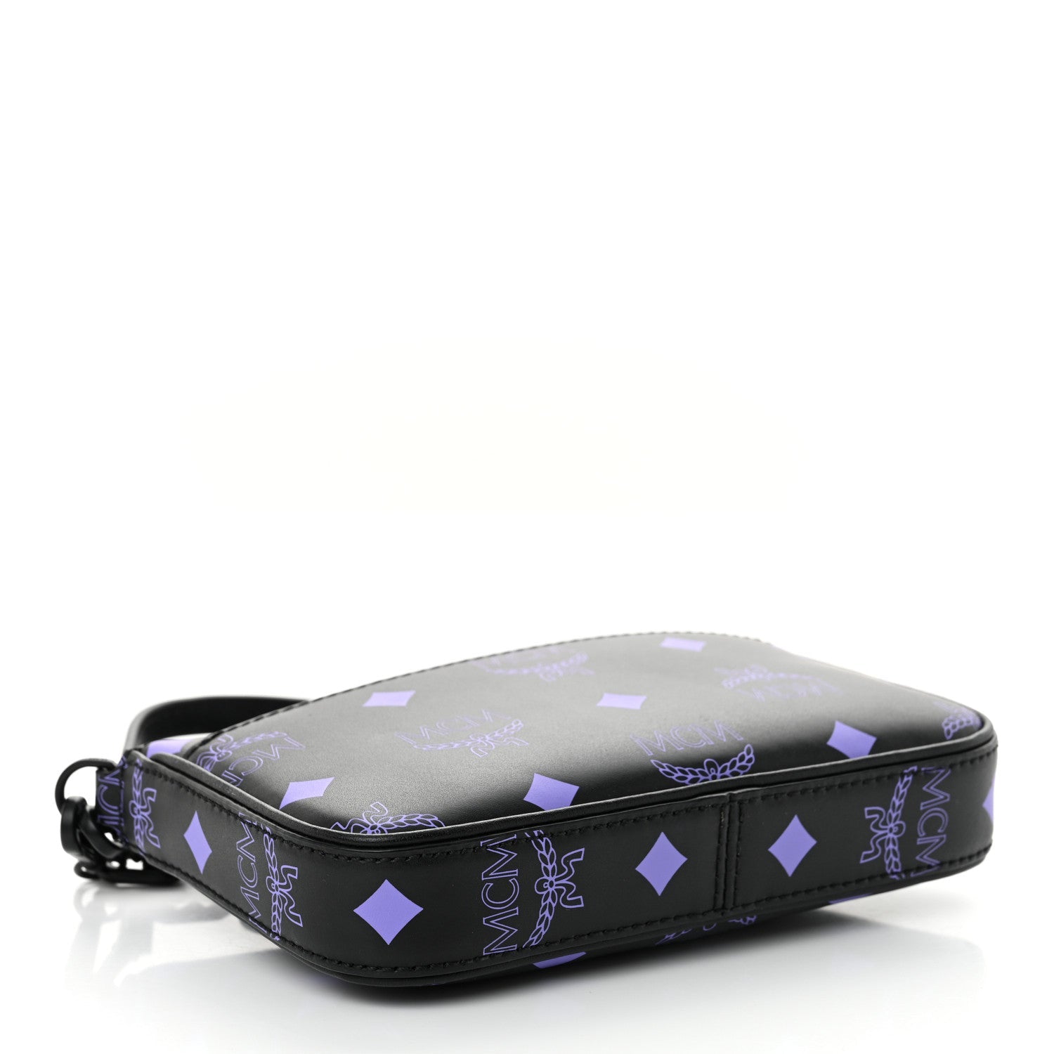 Calfskin Color Splash Pouch on Chain Dahlia Purple