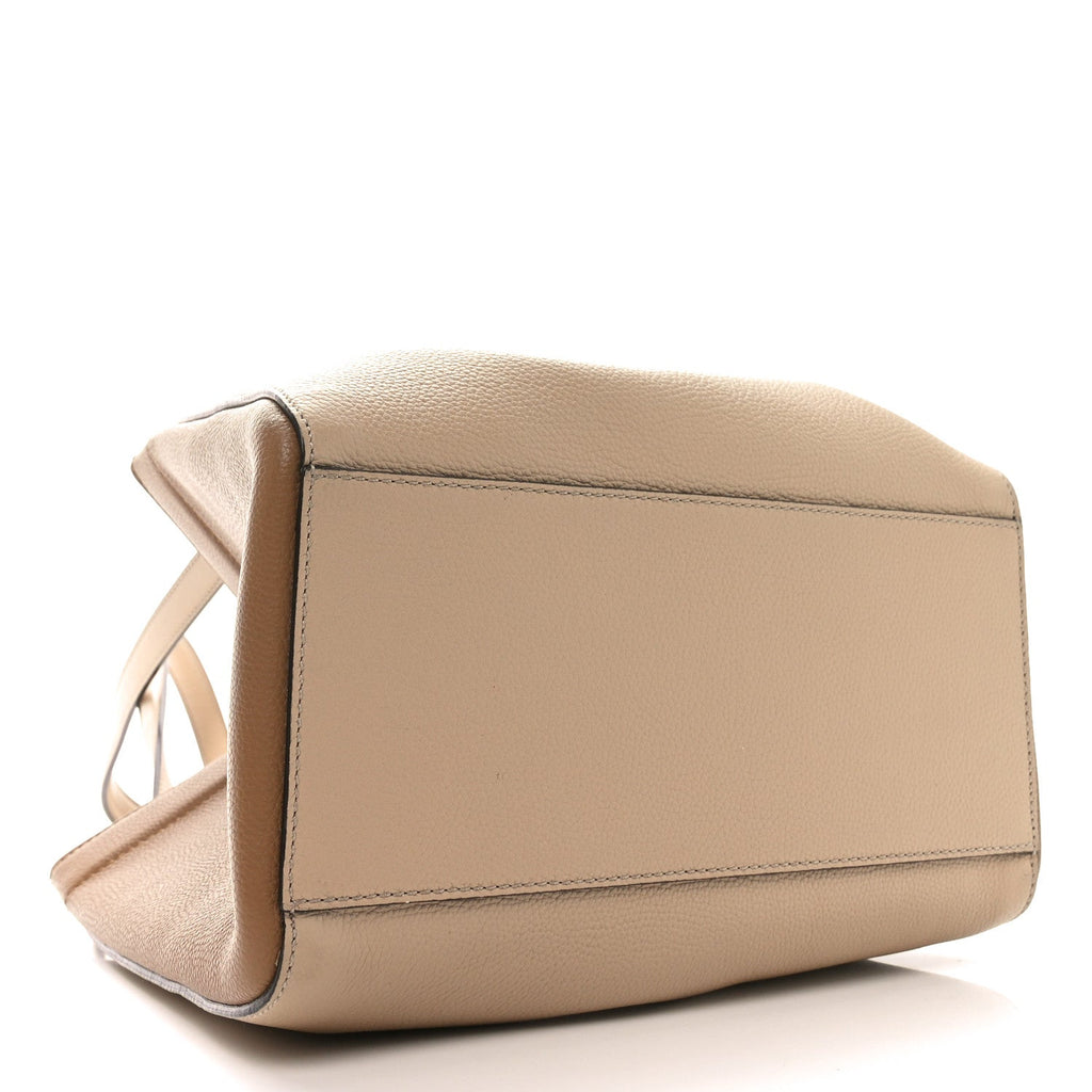Vitello Cher Grace Bi-Color Medium Fendi Origami Beige Amido Sand