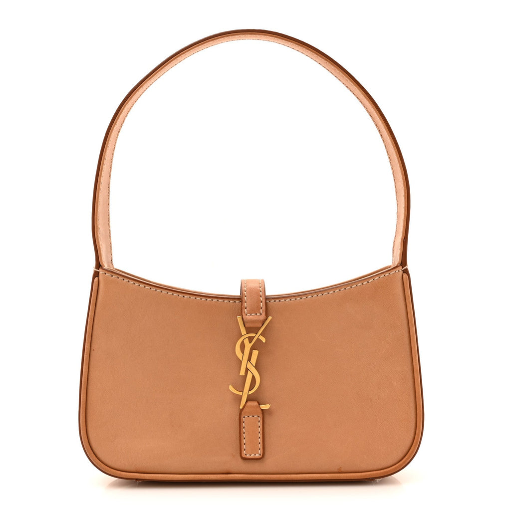 Smooth Calfskin Le 5 A 7 Mini Hobo Vintage Brown