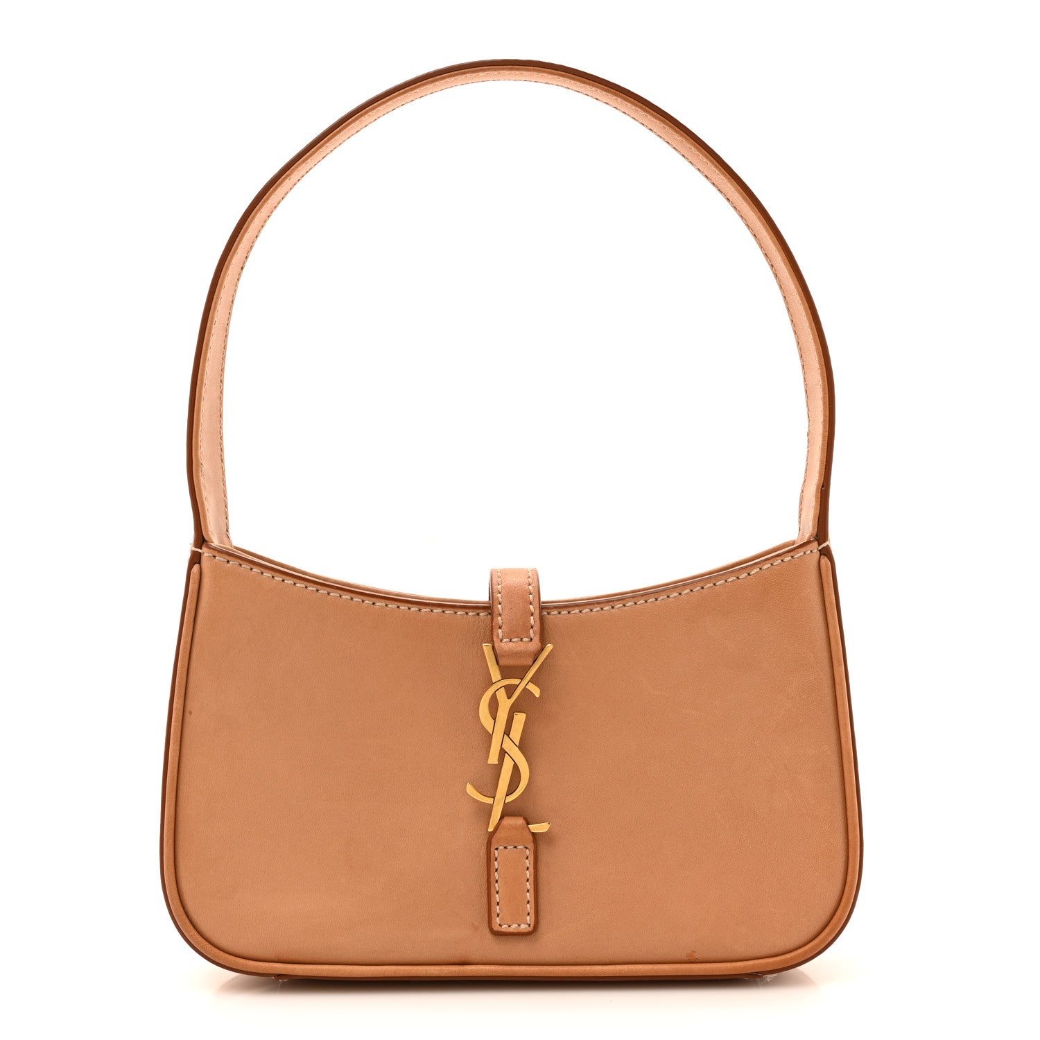 Smooth Calfskin Le 5 A 7 Mini Hobo Vintage Brown
