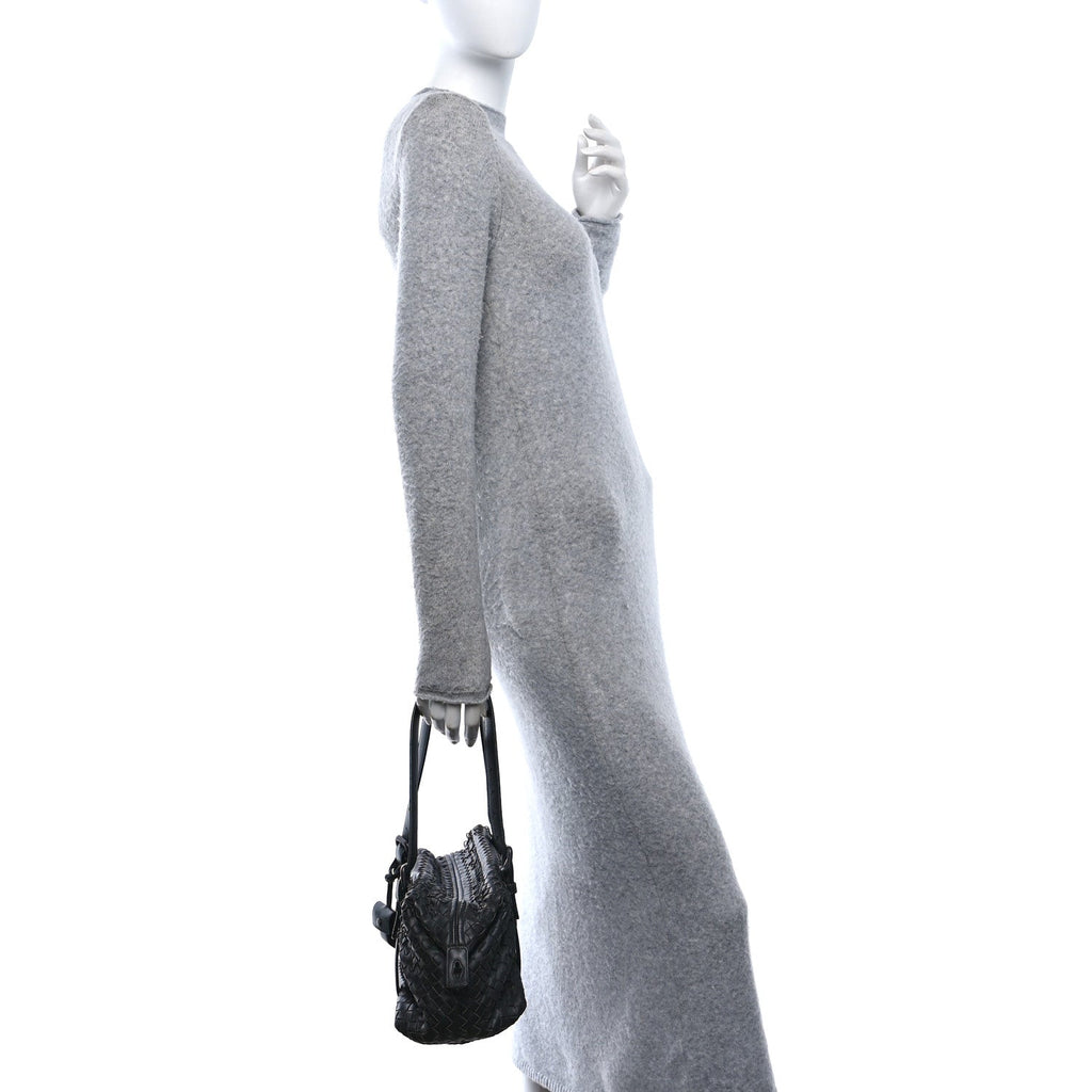 Nappa Intrecciato Montaigne Rings Bag Black
