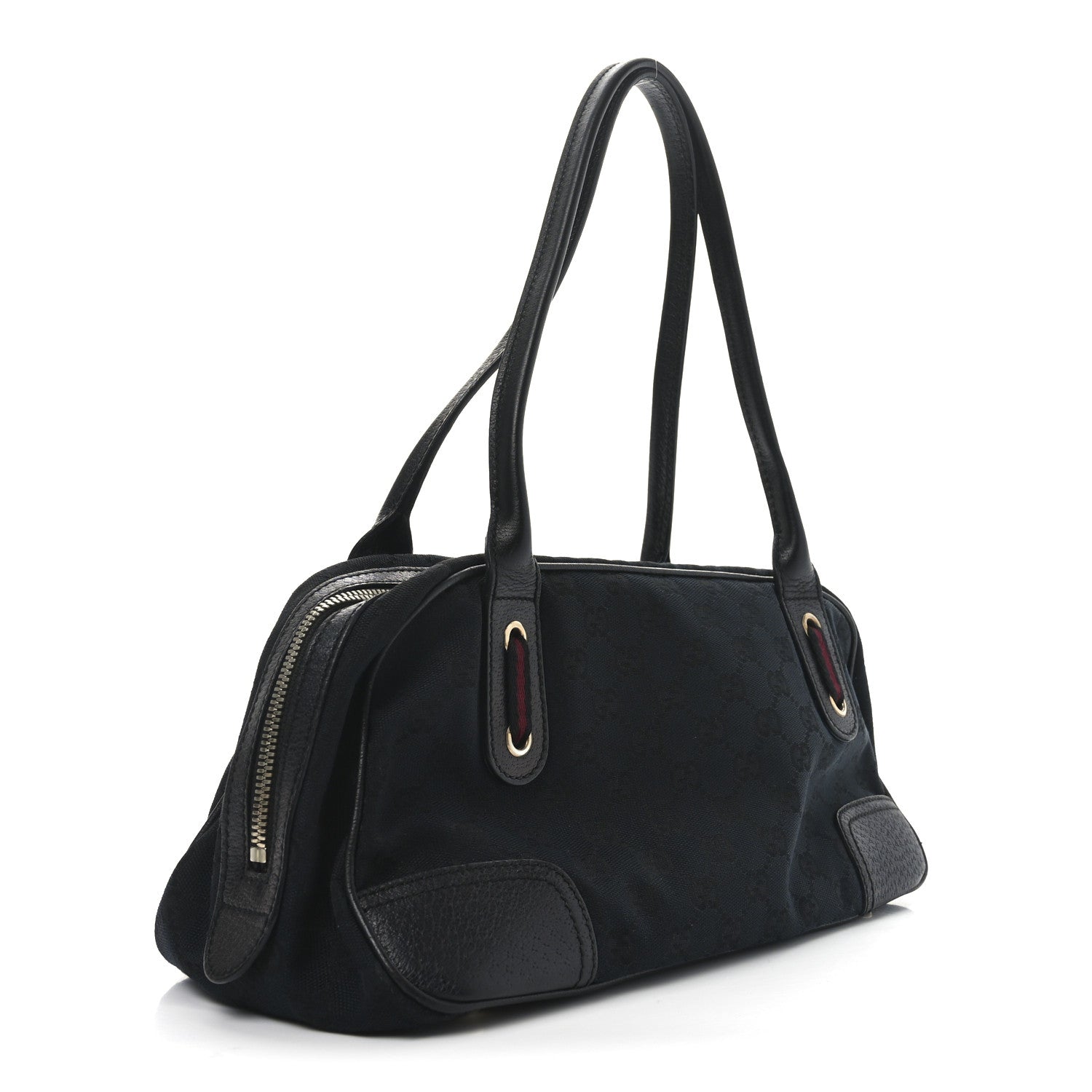 Monogram Small Princy Satchel Black