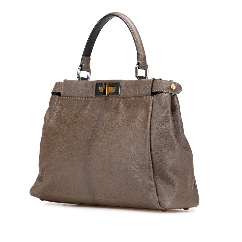 Fendi Peekaboo Leather 2way Bag