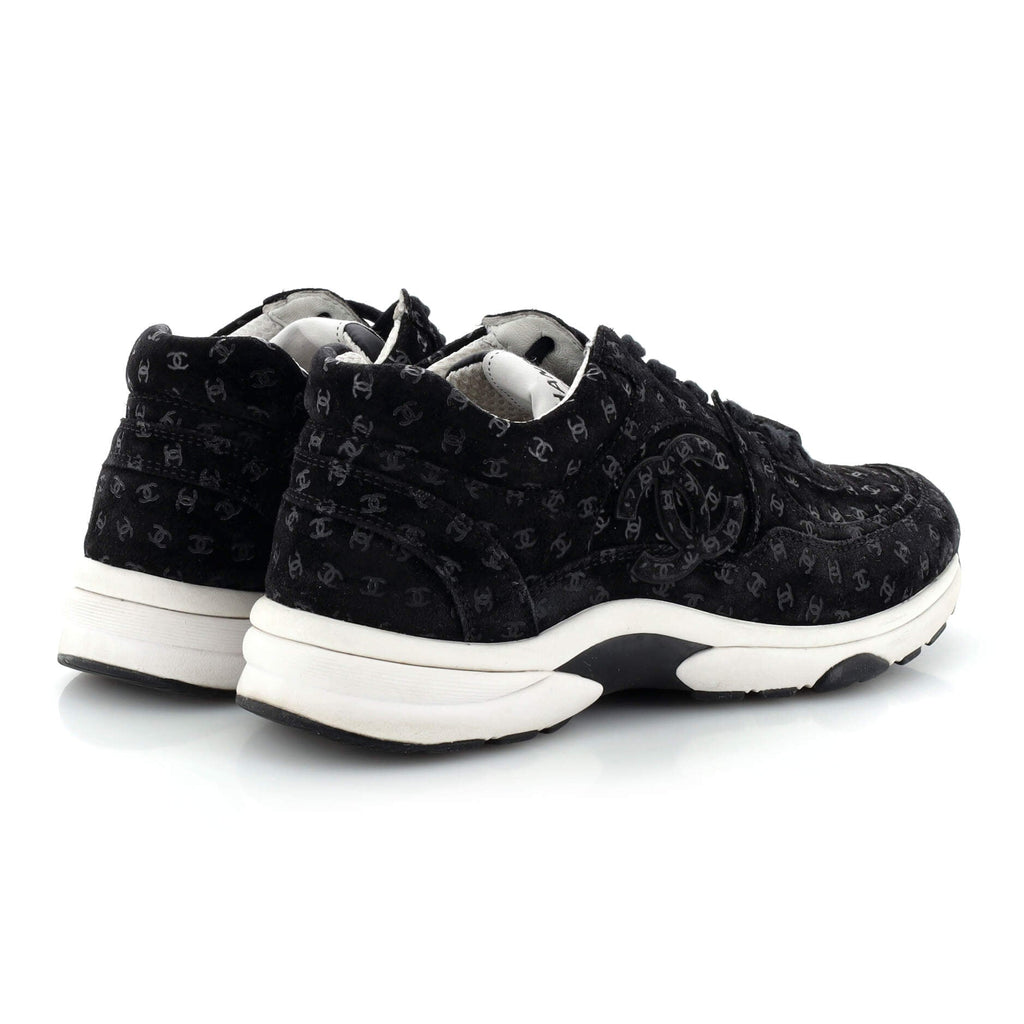 Women's CC All Over Print Low-Top Sneakers Suede