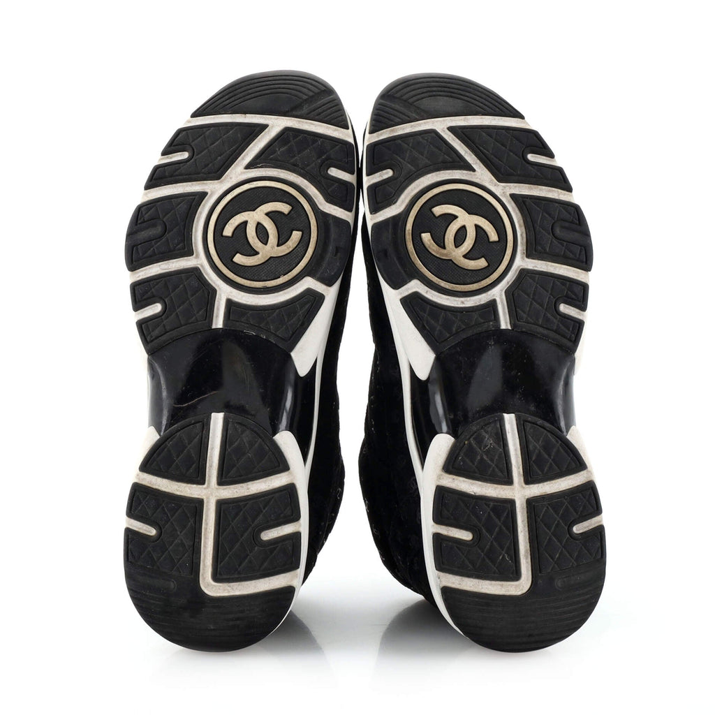 Women's CC All Over Print Low-Top Sneakers Suede