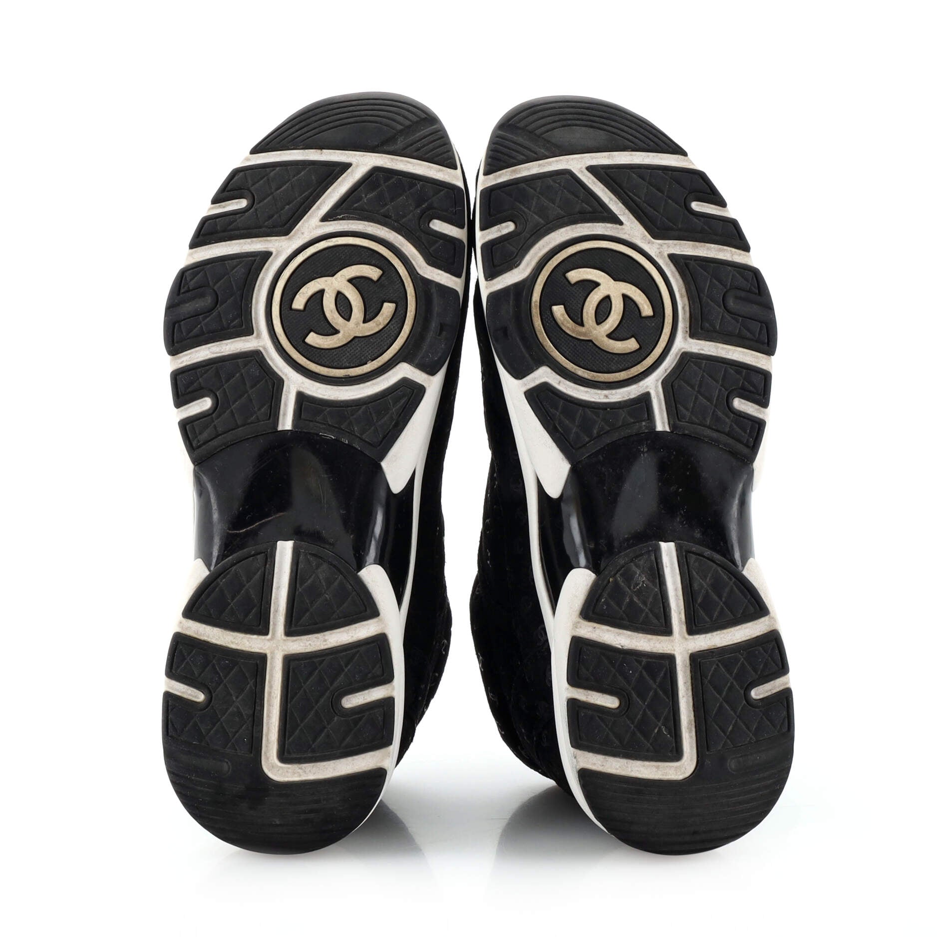 Women's CC All Over Print Low-Top Sneakers Suede