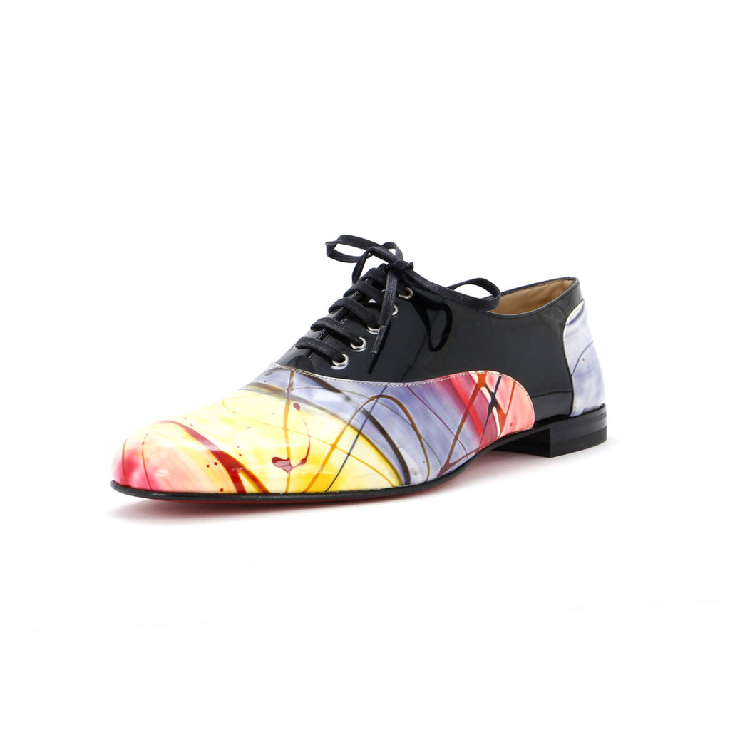 x Fredo Pollock Men's Oxfords Printed Patent