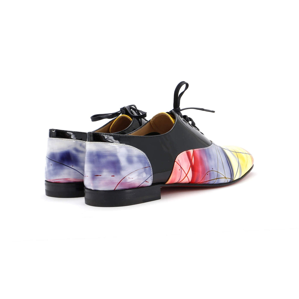 x Fredo Pollock Men's Oxfords Printed Patent
