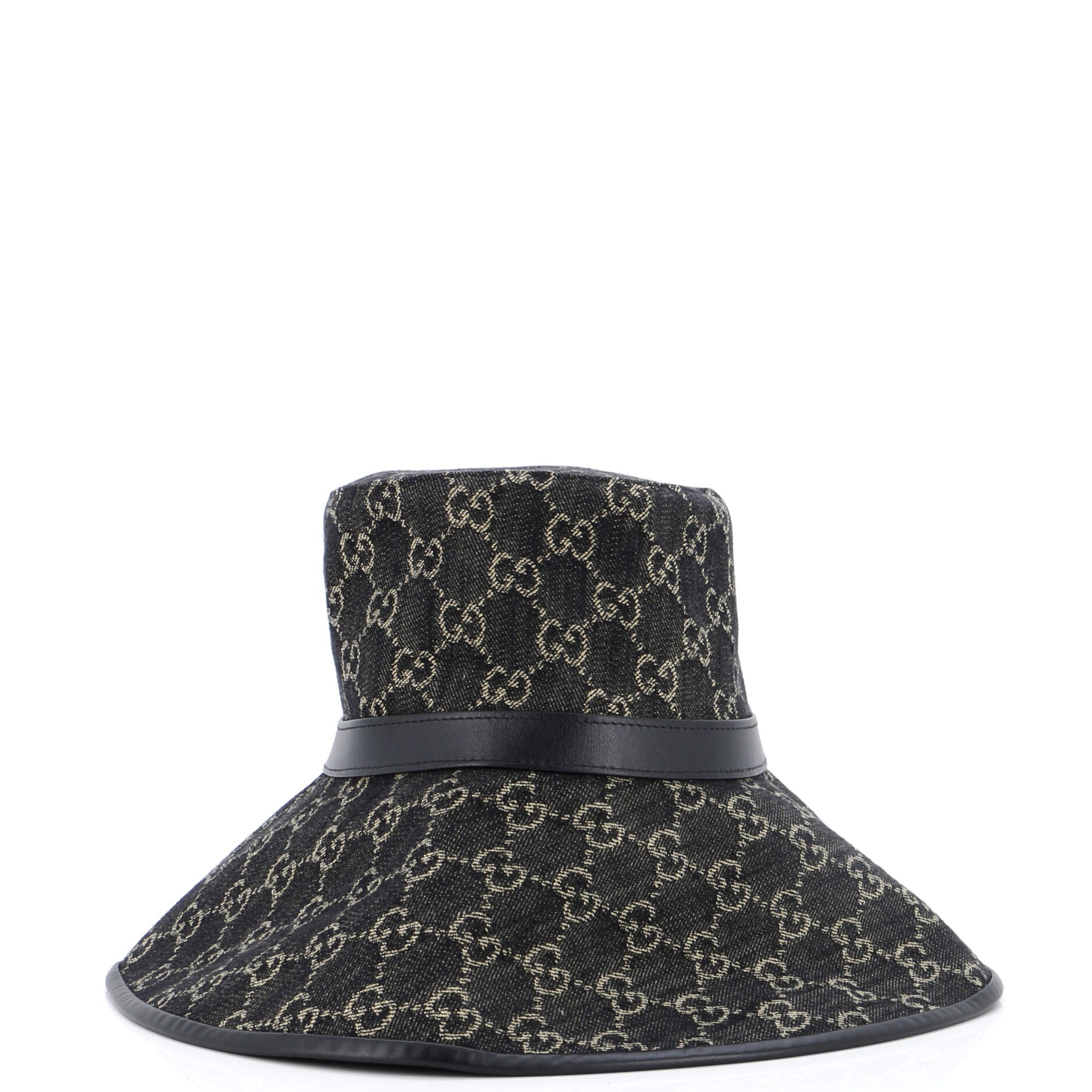 Wide Brim Hat GG Denim