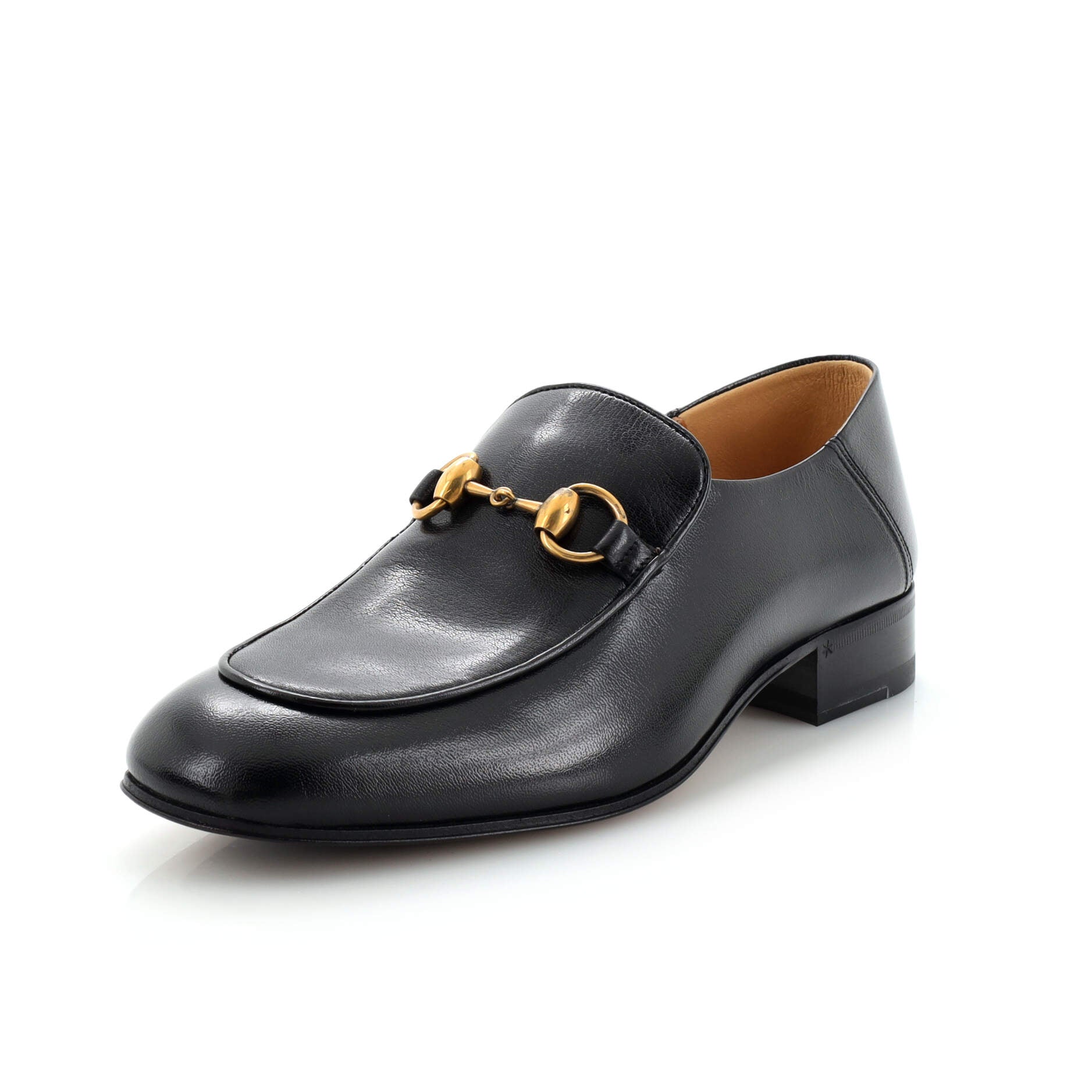 Women's Horsebit Mid-Heel Loafers Leather