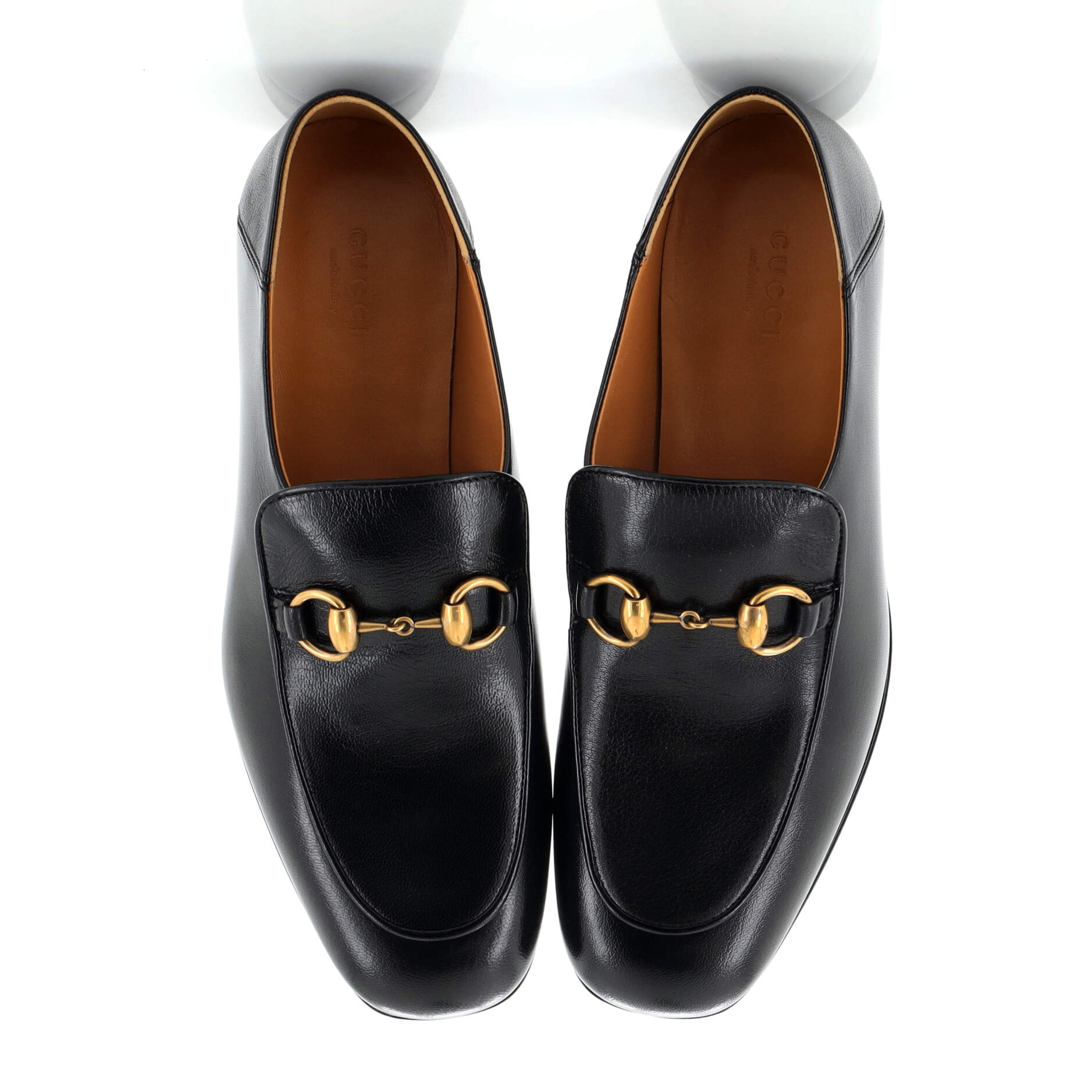 Women's Horsebit Mid-Heel Loafers Leather