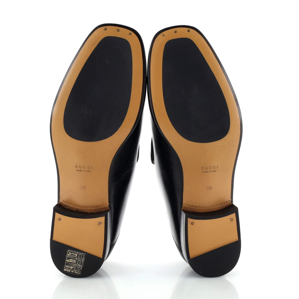 Women's Horsebit Mid-Heel Loafers Leather
