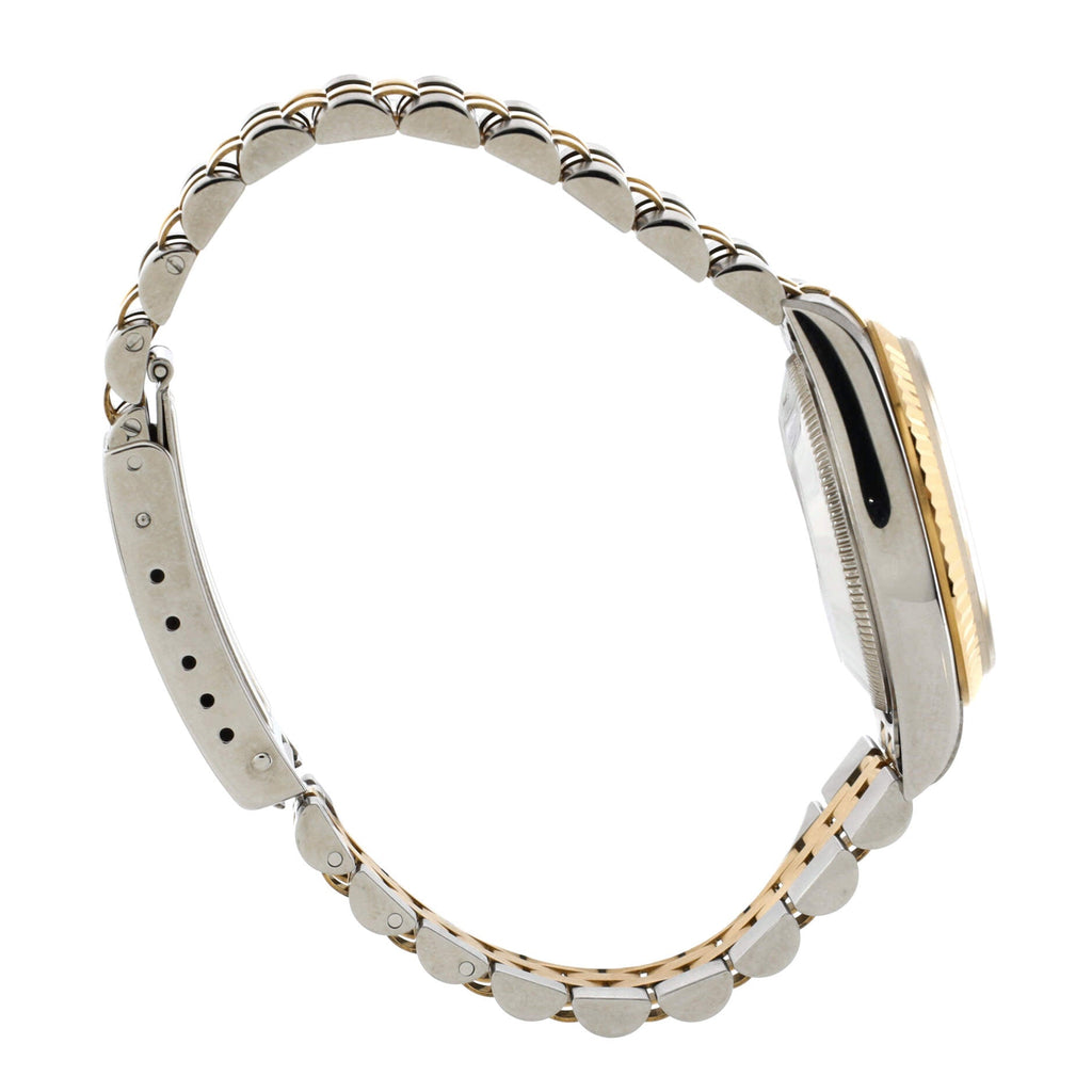 Oyster Perpetual Datejust Automatic Watch Stainless Steel and Yellow Gold with Diamond Markers 31