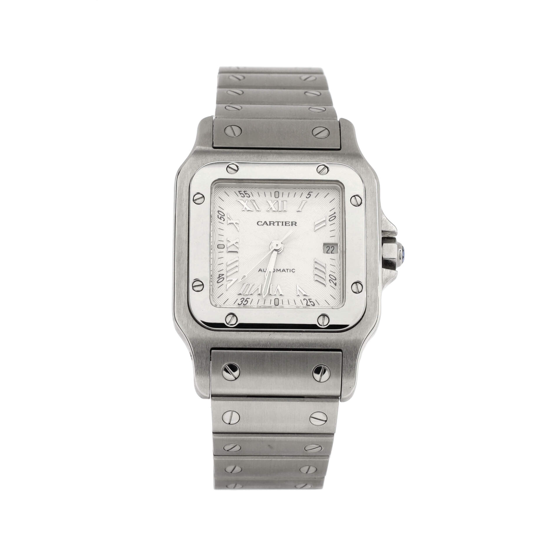 Santos de Cartier Galbee Automatic Watch Stainless Steel 29
