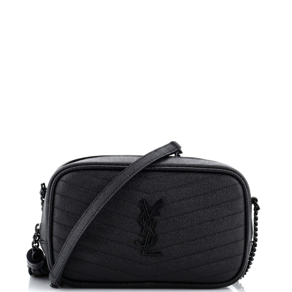 Lou Camera Bag Matelasse Chevron Leather Mini
