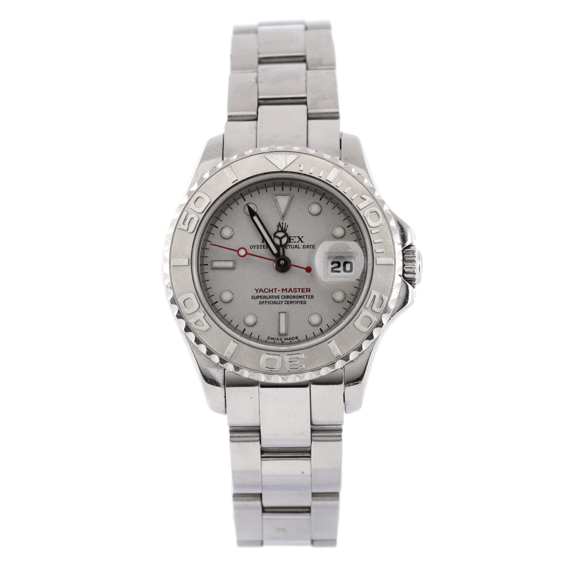 Oyster Perpetual Yacht-Master Automatic Watch Stainless Steel and Platinum 29