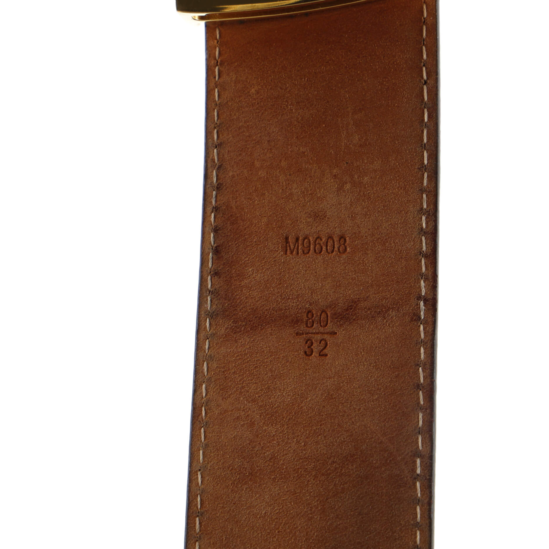 LV Initiales Belt Monogram Canvas Wide 80