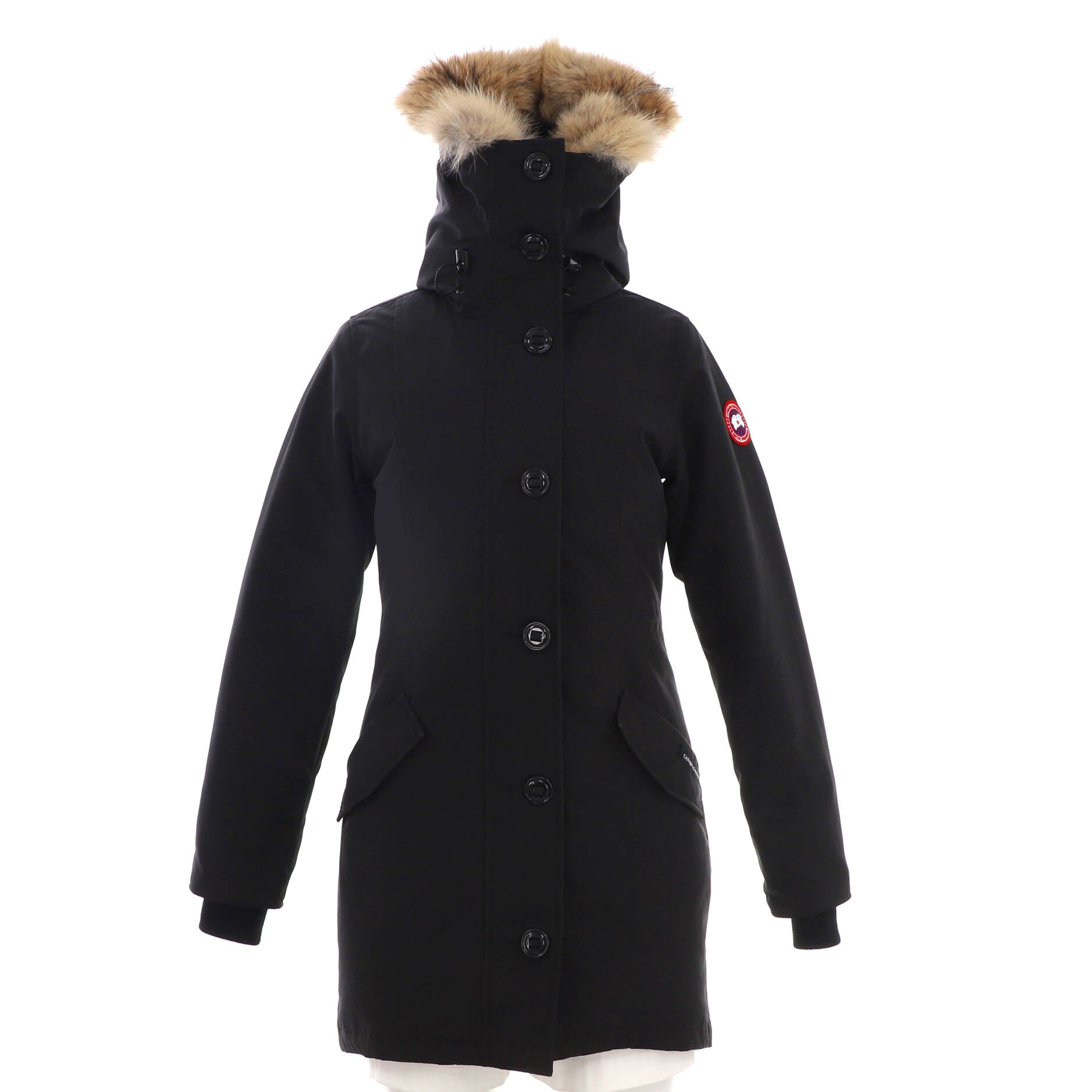 Women’s Rossclair Hooded Parka Polyester Blend with Down and Fur