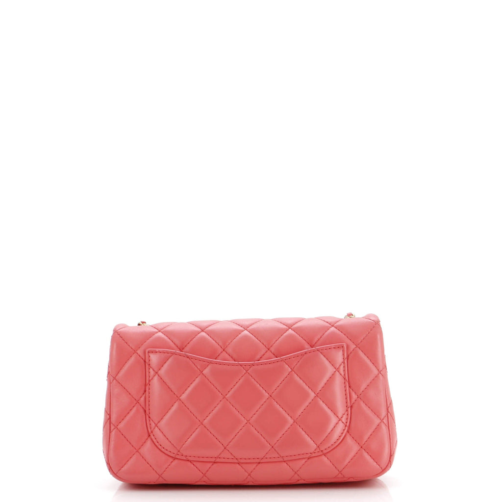 Pearl Crush Flap Bag Quilted Lambskin Mini