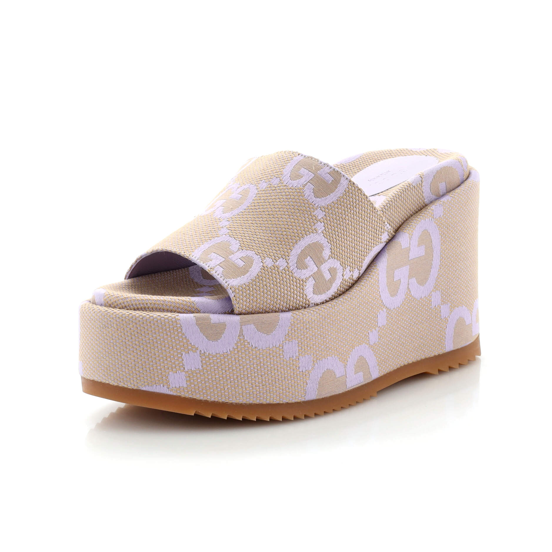 Women's Angelina Platform Wedge Sandals GG Canvas