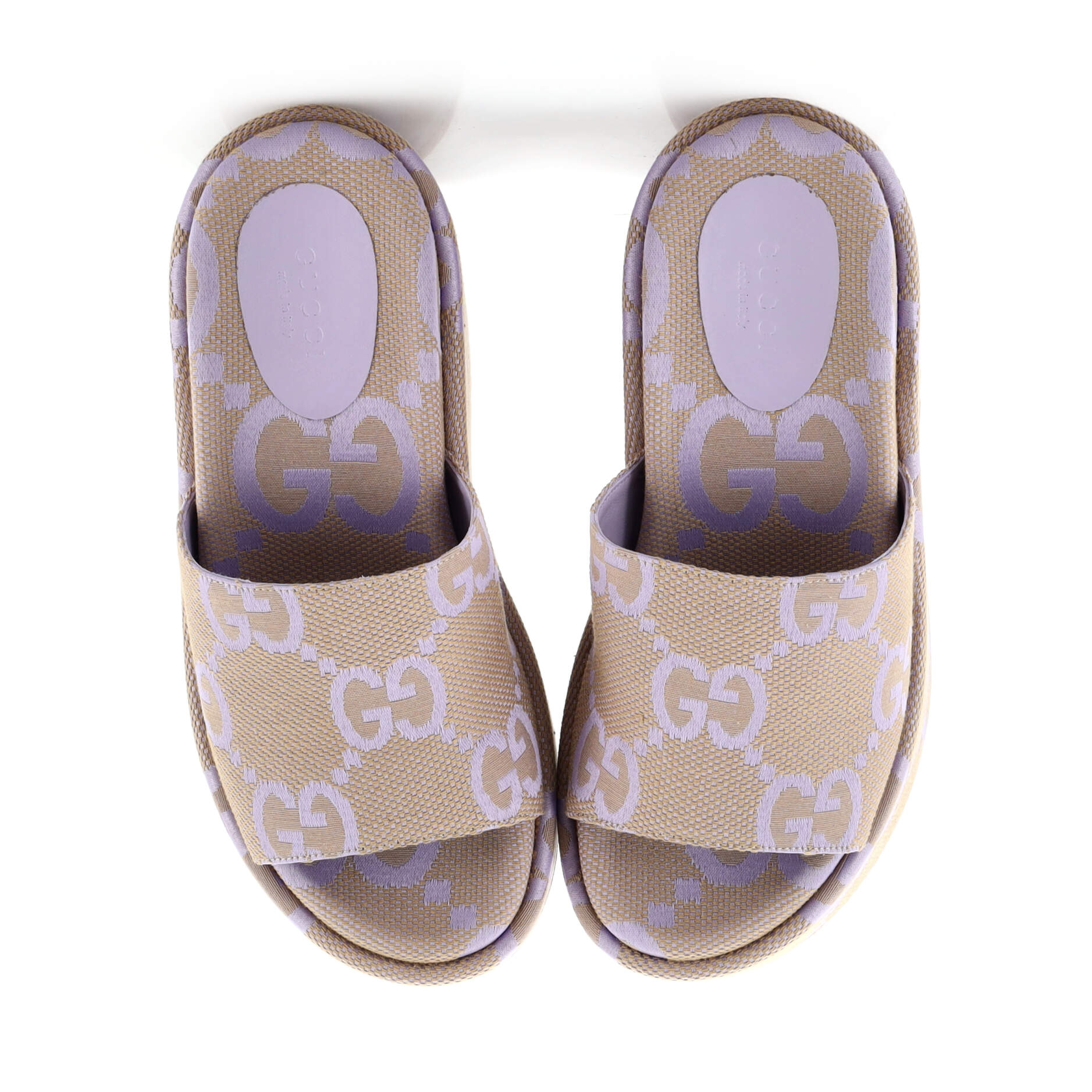 Women's Angelina Platform Wedge Sandals GG Canvas