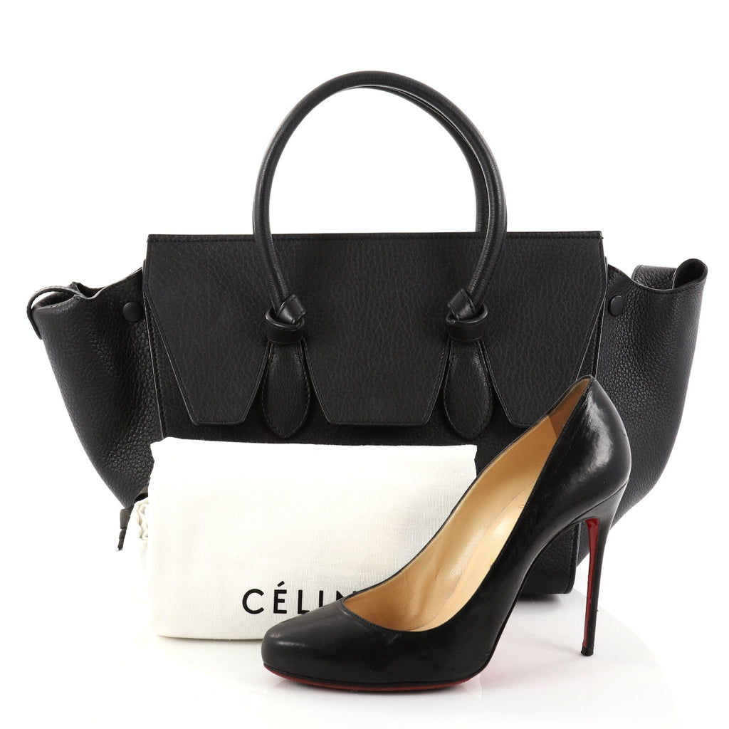 Tie Knot Tote Grainy Leather Mini