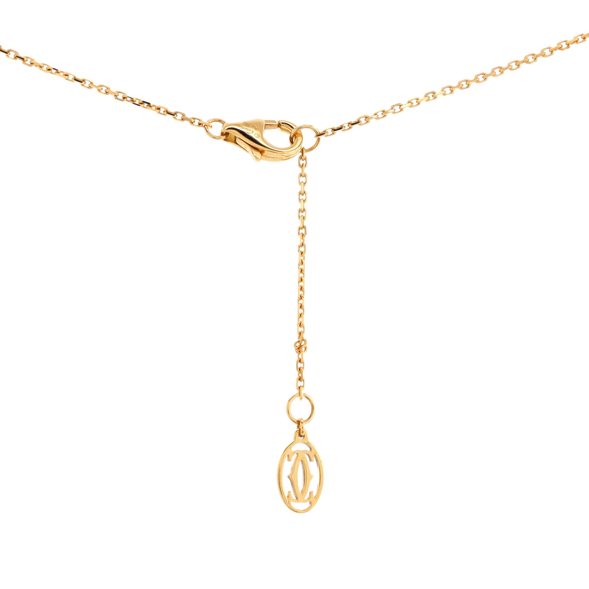 Cartier D'Amour Pendant Necklace 18K Yellow Gold and Diamond XS
